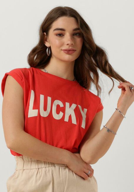 Rote BY-BAR T-shirt THELMA LUCKY - large