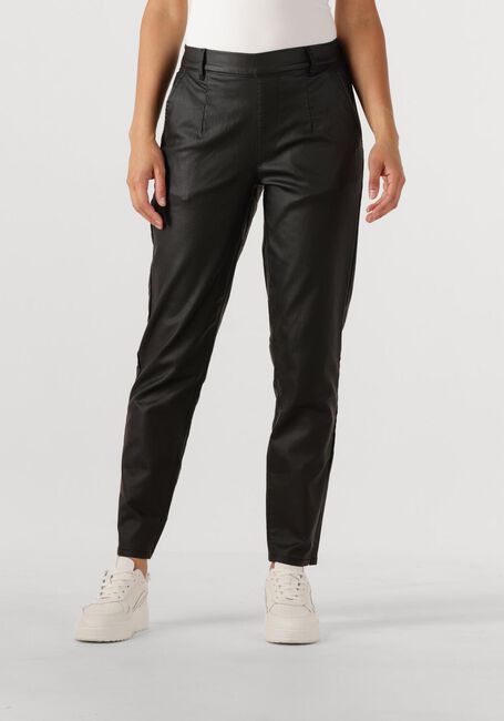Schwarze OBJECT Hose OBJBELLE LISA COATED PANT NOOS - large