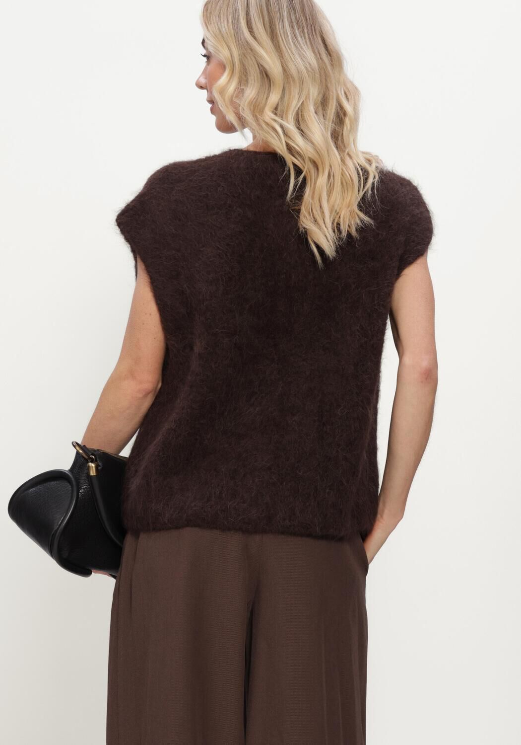 Braune MSCH COPENHAGEN Top MSCHTILA SALMIA VEST - large