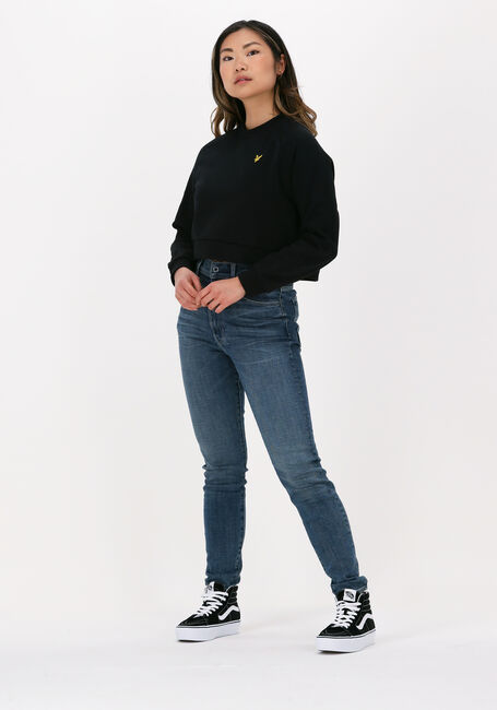 Schwarze LYLE & SCOTT Sweatshirt CROPPED SWEATSHIRT - large