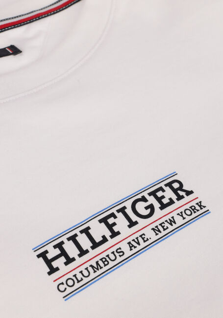 Weiße TOMMY HILFIGER T-shirt SMALL HILFIGER TEE - large