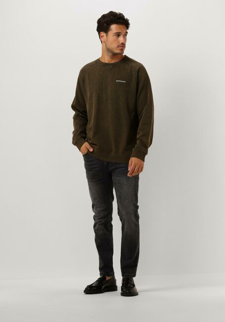 Dunkelgr&uuml;n ANERKJENDT Pullover AKRUBEN COTTON CREW SWEAT - large