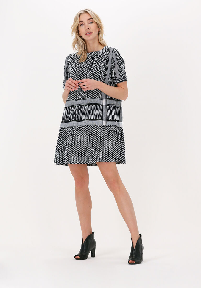 schwarze rough studios minikleid tara dress