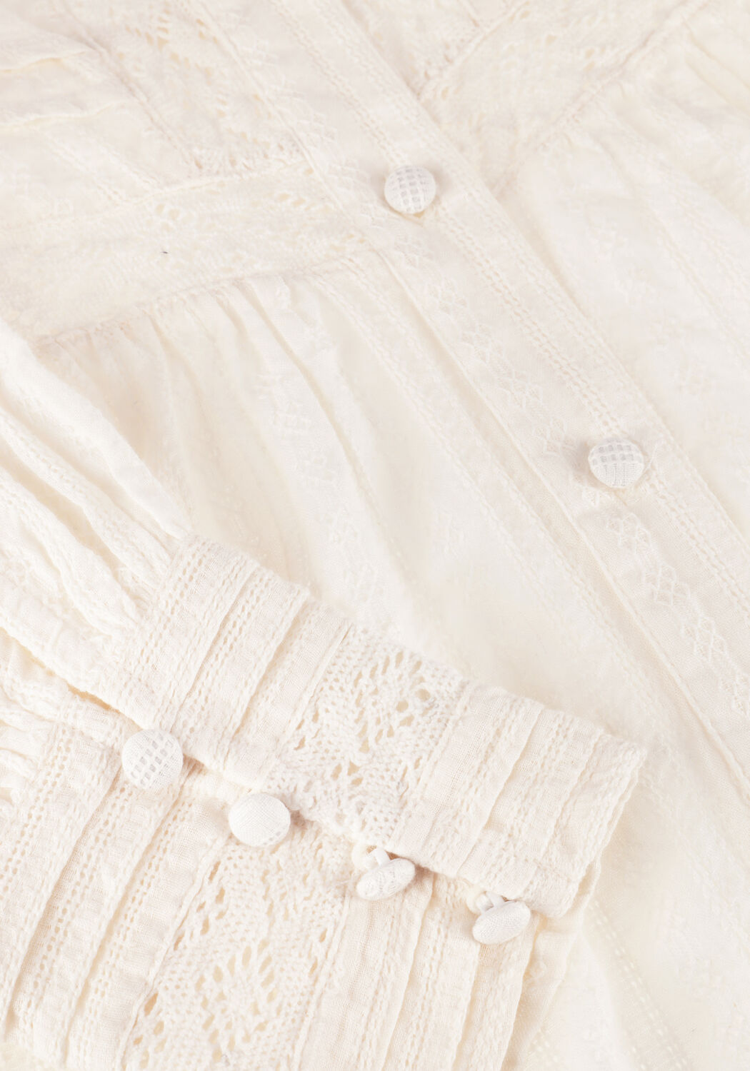 Wei&szlig;e NEO NOIR Blusen BRIA DOBBY BLOUSE - large