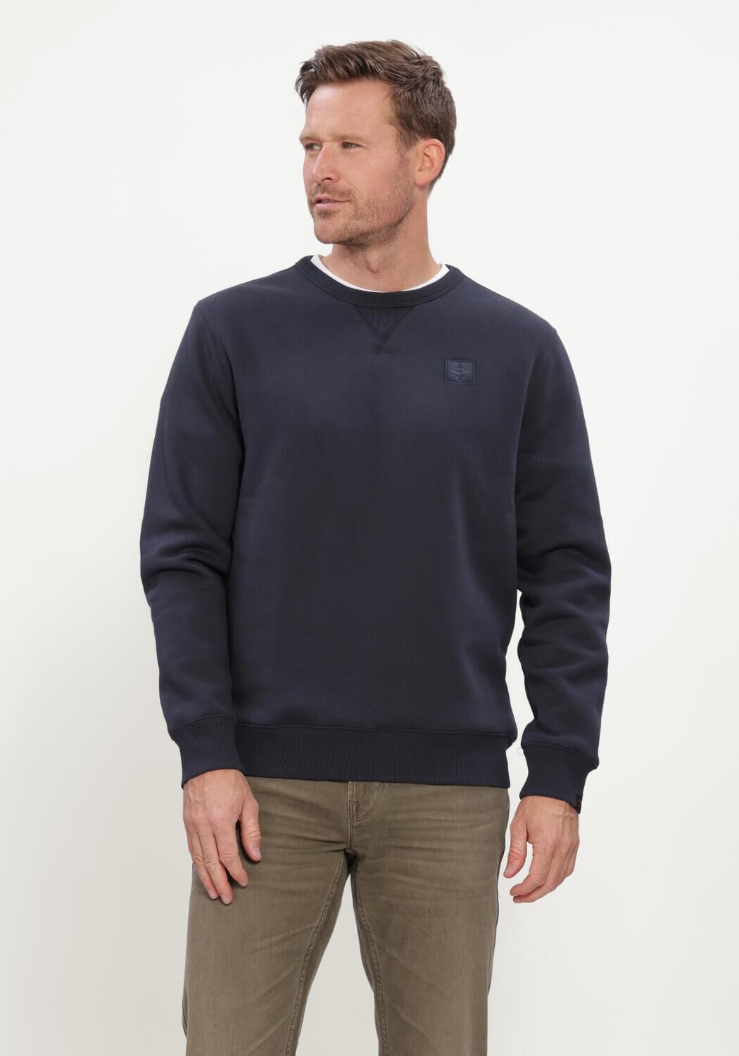 Dunkelblau PME LEGEND Pullover CREWNECK SOFT FLEECE SWEAT - large