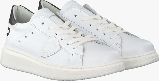 Weiße PHILIPPE MODEL Sneaker low GRANVILLE PMP VEAU - large