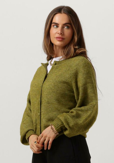 Grüne MSCH COPENHAGEN Pullover MSCHZASHA HOPE CARDIGAN - large