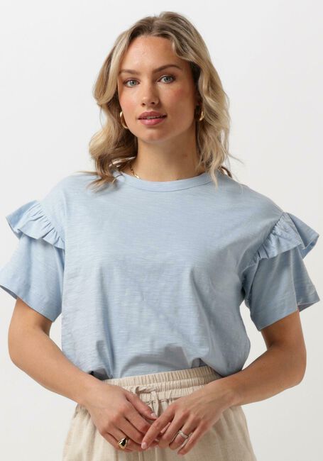 Blaue SELECTED FEMME T-shirt SLFRYLIE SS FLORENCE TEE - large