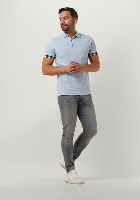 Hellblau GENTI Polo-Shirt J9033-1212 - large