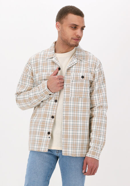 Schwarze ANERKJENDT Overshirt AKKARSTEN CHECK OVERSHIRT - large