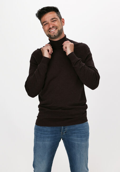 Bordeaux SCOTCH & SODA Rollkragenpullover 164006 - MELANGE TURTLENECK PU - large