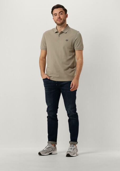 Olive FRED PERRY Polo-Shirt THE PLAIN FRED PERRY SHIRT - large