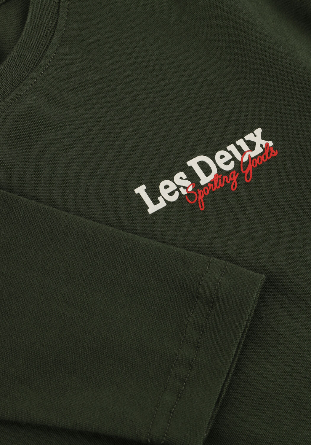 Dunkelgr&uuml;n LES DEUX T-shirt RACING LS T-SHIRT KIDS - large