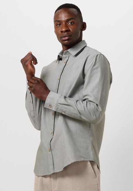 Olive ANERKJENDT Casual-Oberhemd AKLOUIS L/S LINEN SHIRT - large