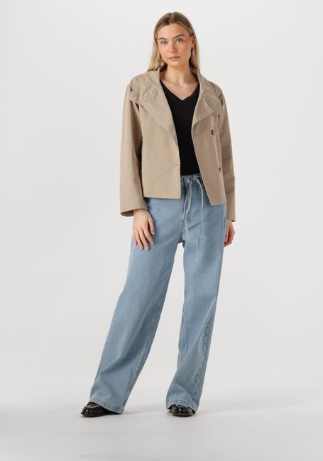 Taupe OBJECT Trenchcoats OBJGRO RE SHORT JACKET - large