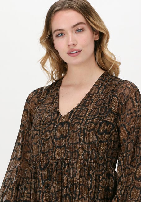 Braune FREEBIRD Minikleid EZRA DRESS - large