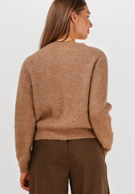 Camelfarbene BY-BAR Pullover CLEO NATURAL CARDIGAN - large