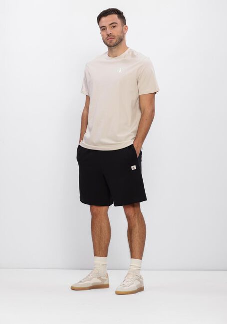 Schwarze CALVIN KLEIN Kurze Hose EU 350TERRY BADGE SHORT - large