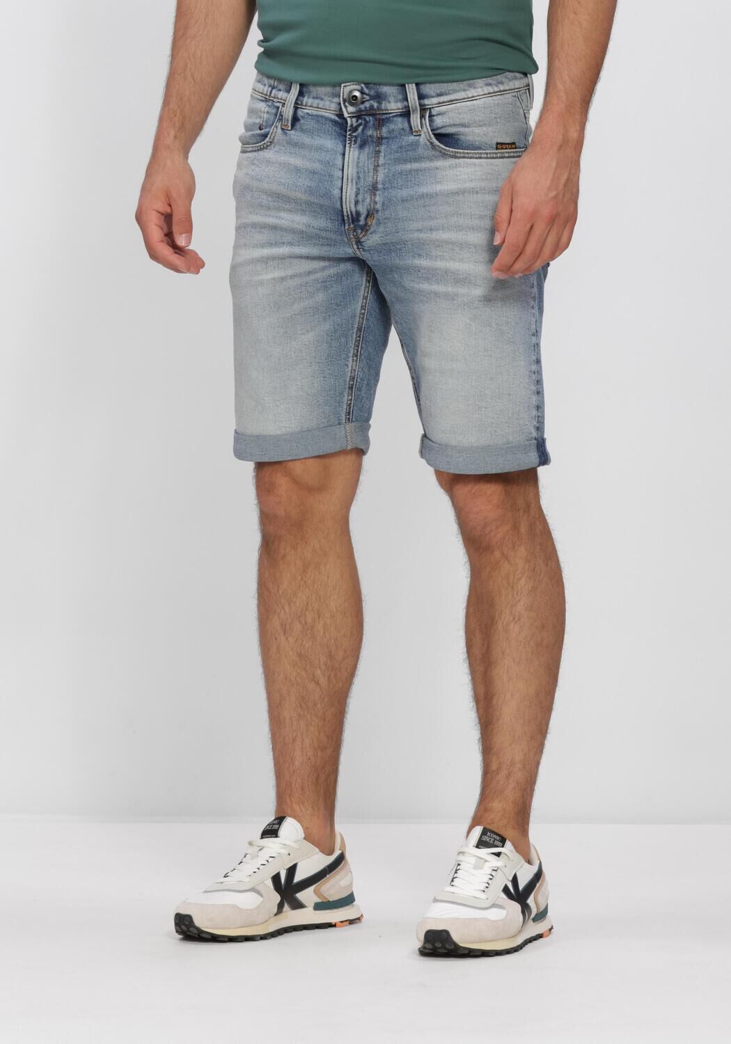 Blaue G-STAR RAW Kurze Hosen MOSA SHORT - large