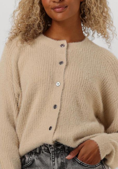 Beige RUBY TUESDAY Strickjacke VANCE FLUFFY CARDIGAN - large