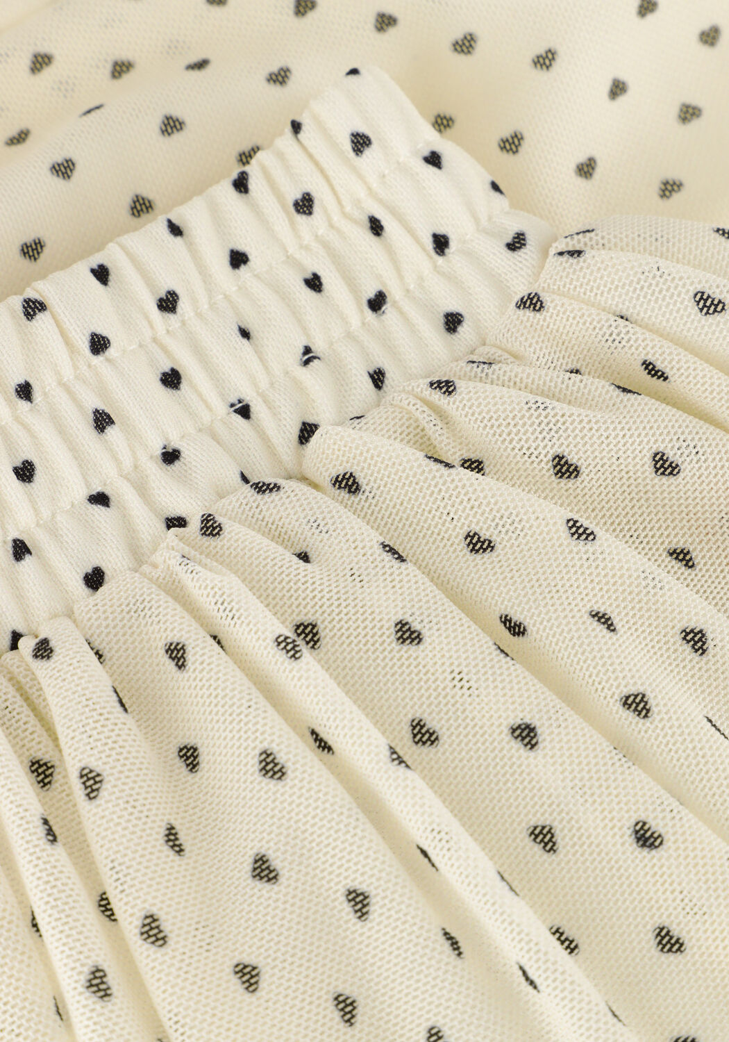 Ecru NONO Minirock NINU MESH SKIRT - large