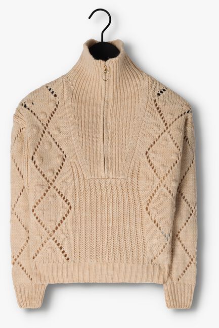 Beige OBJECT Pullover KELLY L/S KNIT PULLOVER - large