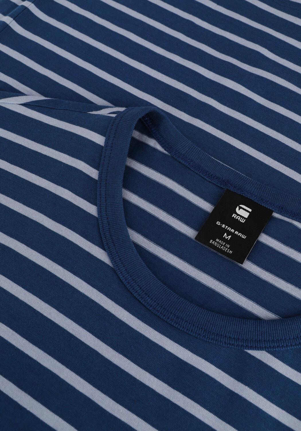 Blaue G-STAR RAW T-shirt STRIPE SLIM R T - large
