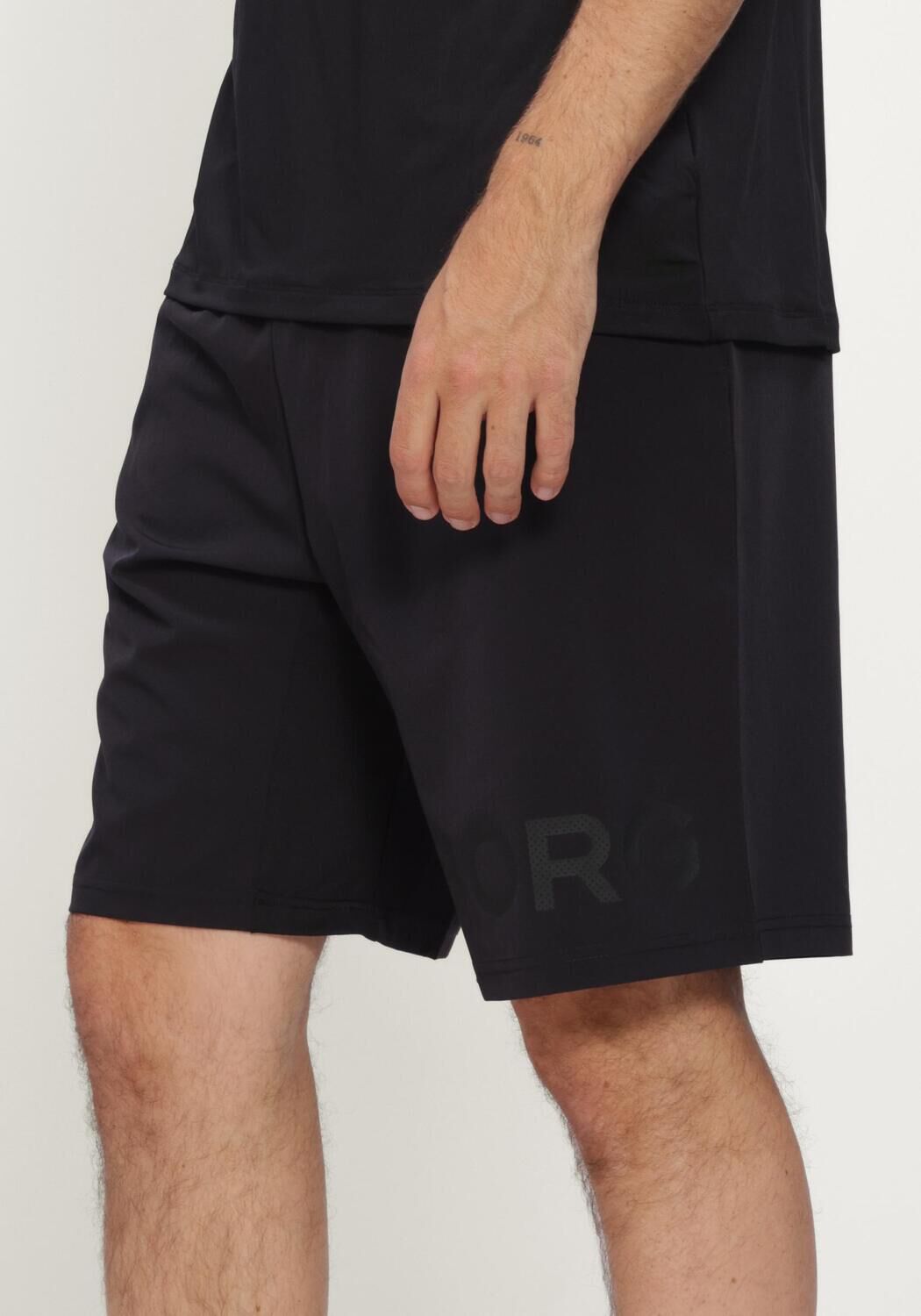 Schwarze BJORN BORG Kurze Hose BORG 9 SHORTS - large