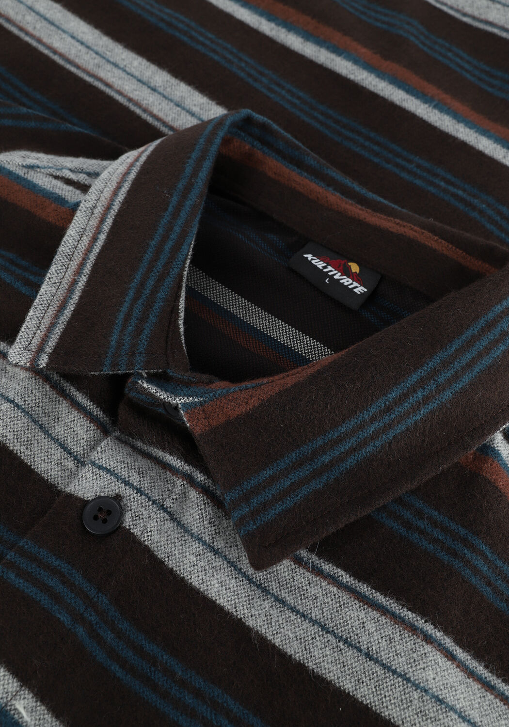 Braune KULTIVATE Overshirt ST NATIVE - large