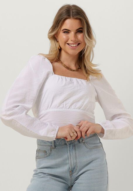 Weiße ENVII Blusen ENNUT LS TIE TOP - large