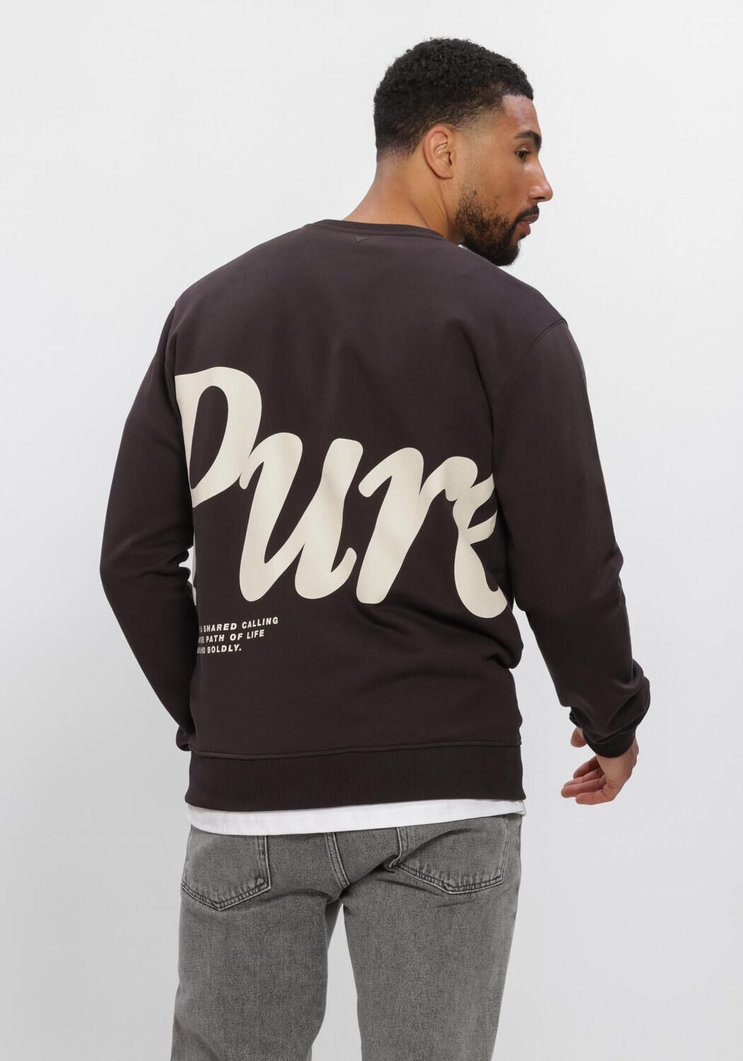 Braune PURE PATH Sweatshirt PURE - large