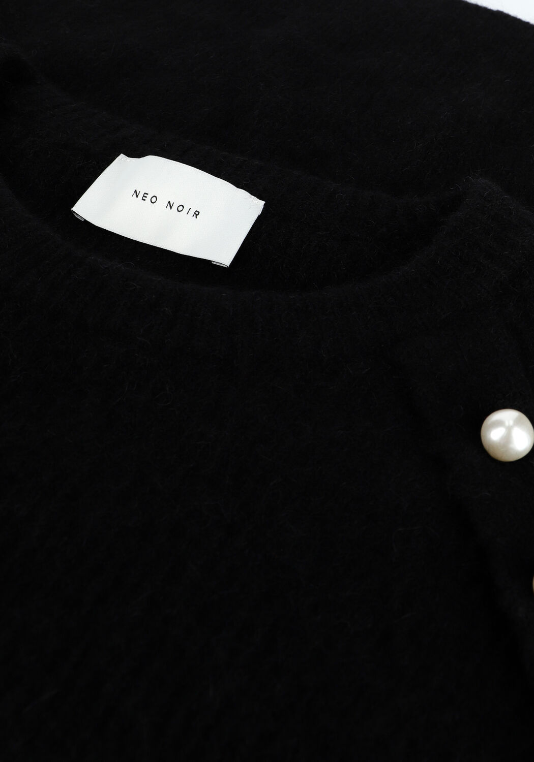 Schwarze NEO NOIR Pullover ASLI KNIT BLOUSE - large