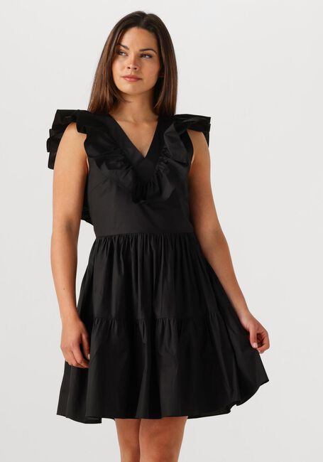 Schwarze SECOND FEMALE Minikleid ZANA DRESS - large