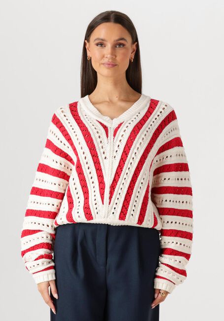 Rote CATWALK JUNKIE Pullover AJOUR KNIT - large