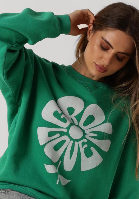 Grüne CATWALK JUNKIE Sweatshirt SW GROW LOVE - large