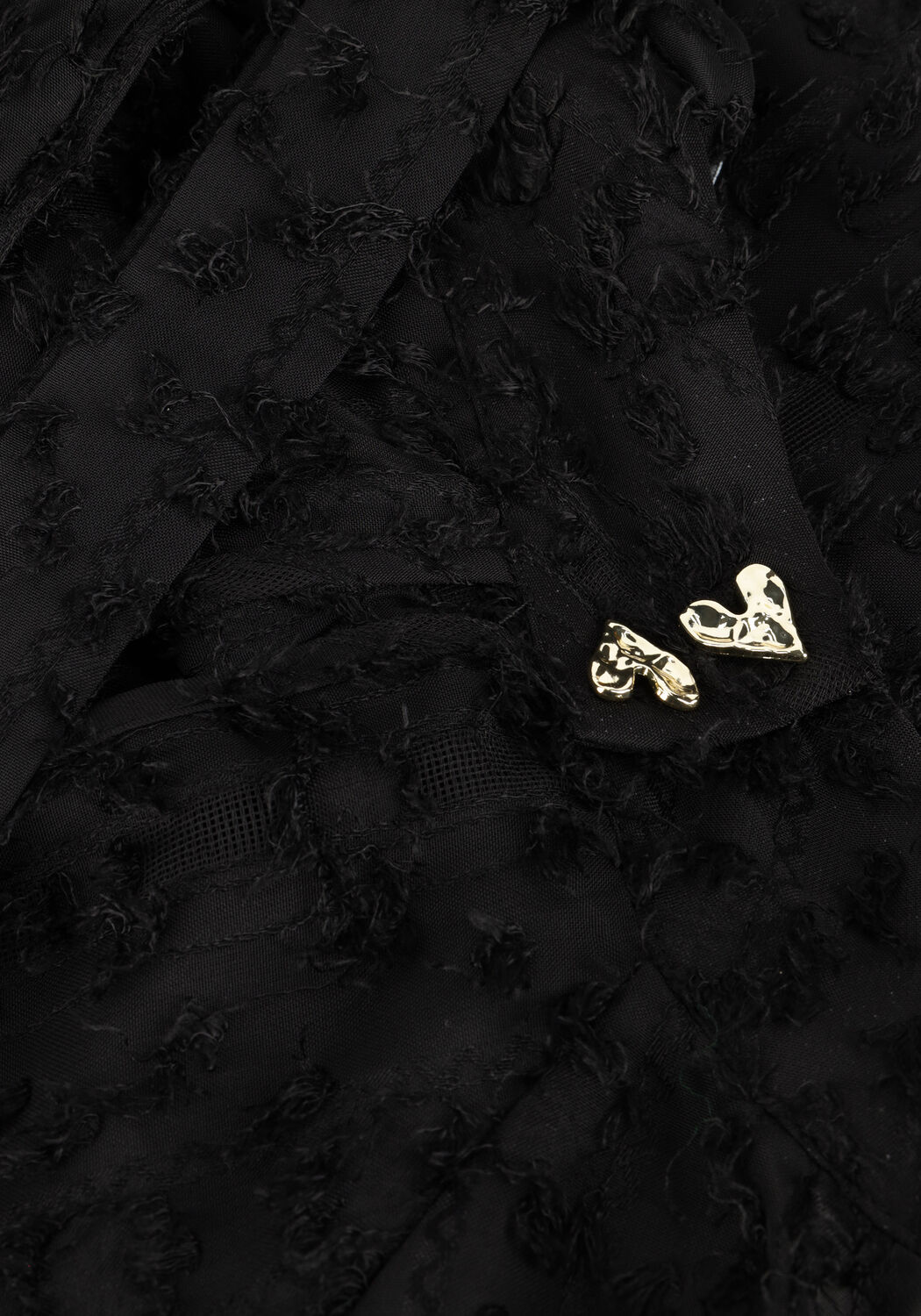 Schwarze JANSEN AMSTERDAM Minikleid WH548 JURK CELINE - large