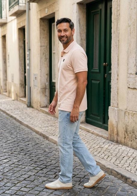 Hell-Pink BUTCHER OF BLUE Polo-Shirt ARMY PIQUE POLO - large