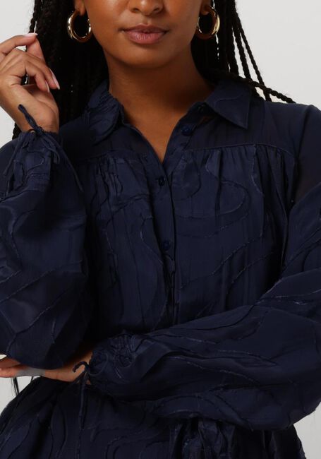 Blaue POM AMSTERDAM Minikleid JACQUARD MIDNIGHT BLUE - large