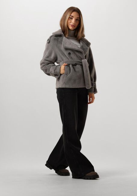 Graue IBANA Fake-Fur-Jack CRISTEL - large