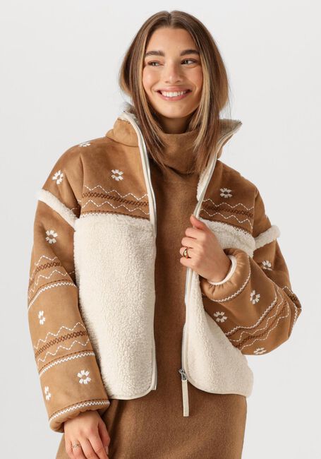 Camelfarbene UGG Jacken MARLENE JACKET ATHERSON - large