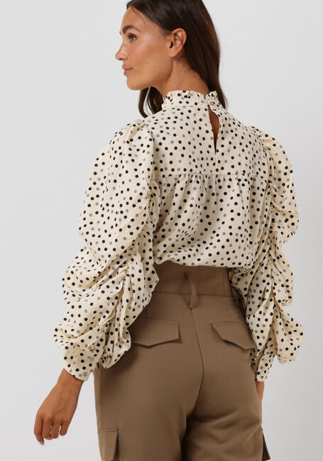 Ecru CO'COUTURE Blusen DOT DRAPE SLEEVE BLOUSE - large
