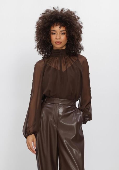 Braune DANTE6 Blusen SONIA BOHO SLEEVE DETAIL BLOUSE - large