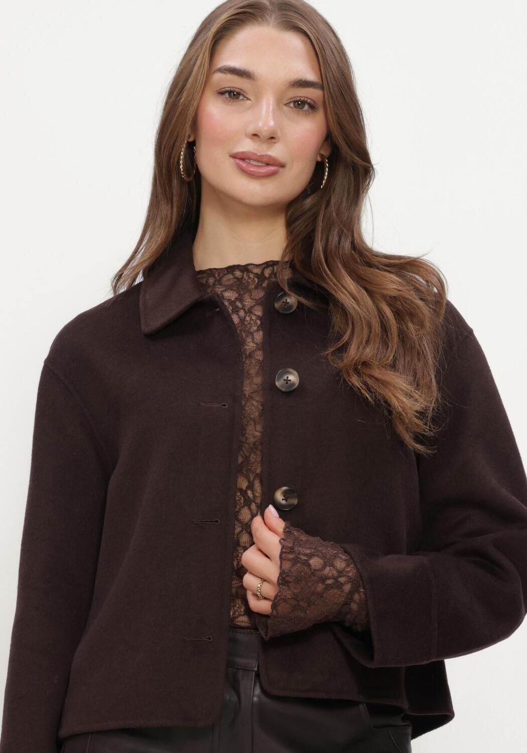 Braune STUDIO AR Jack NICOLINA WOOLBLEND - large