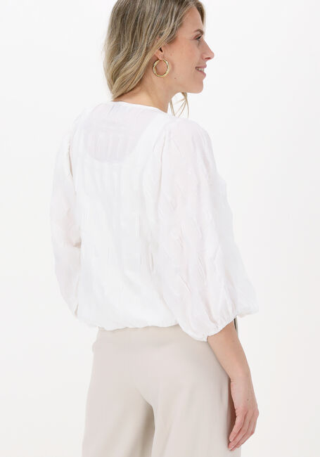 Nicht-gerade weiss SUMMUM Blusen TOP SEERSUCKER - large