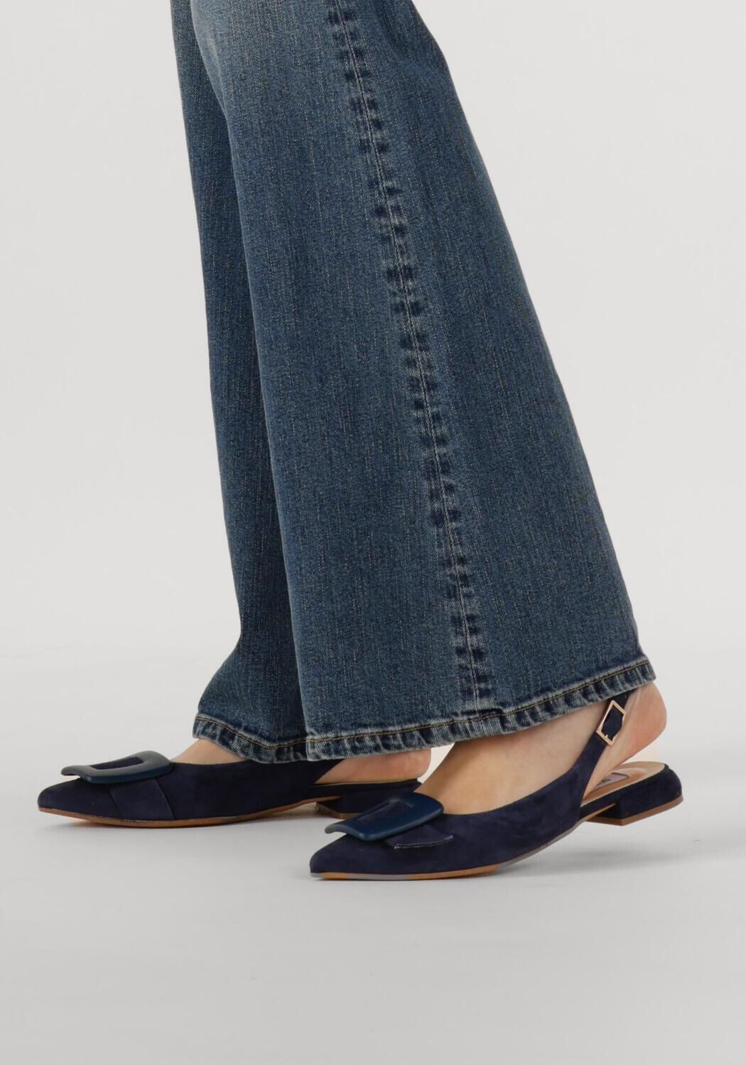 Blaue NOTRE-V Slingbacks 12241 - large