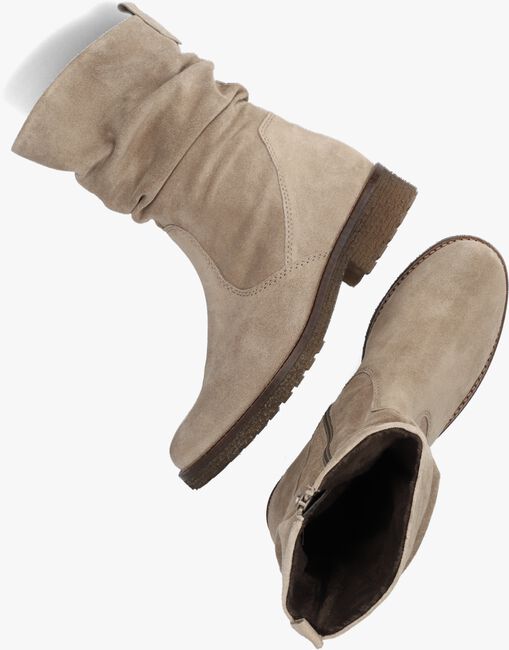 Gabor Stiefeletten Beige Glattleder Braune Stiefeletten Von Gabor