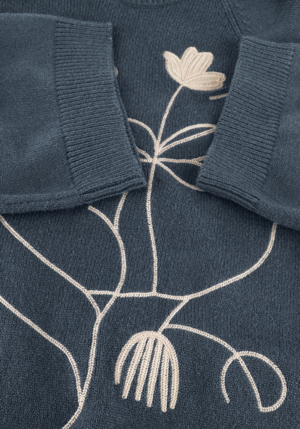 Blaue OBJECT Pullover OBJLANEY RUBIN SS PULLOVER - large