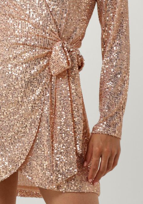 Hell-Pink SECOND FEMALE Minikleid SHINE ON WRAP DRESS - large