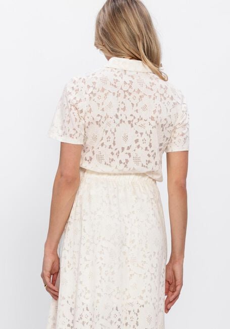 Creme OBJECT Top OBJBIANCA S/S LO POLO TOP - large