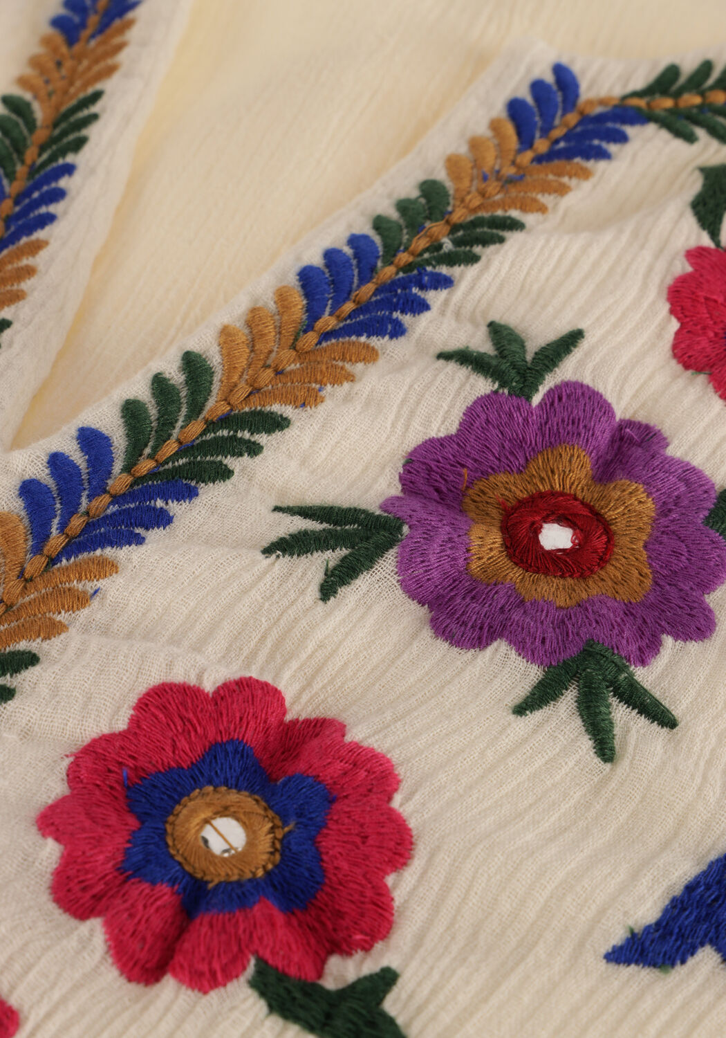 Ecru LOUIZON Minikleid ONTOP - large